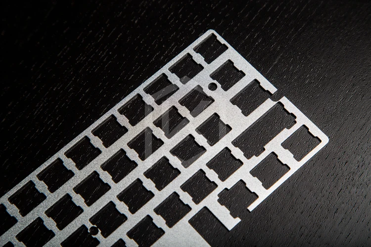 60% Aluminum Mechanical Keyboard Plate support Gh60 poker1/2/3 silver red gold purple black color - Image 7