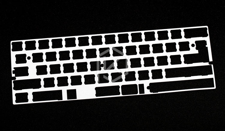 60% Aluminum Mechanical Keyboard Plate support xd60 xd64 gh60 silver color - Image 3
