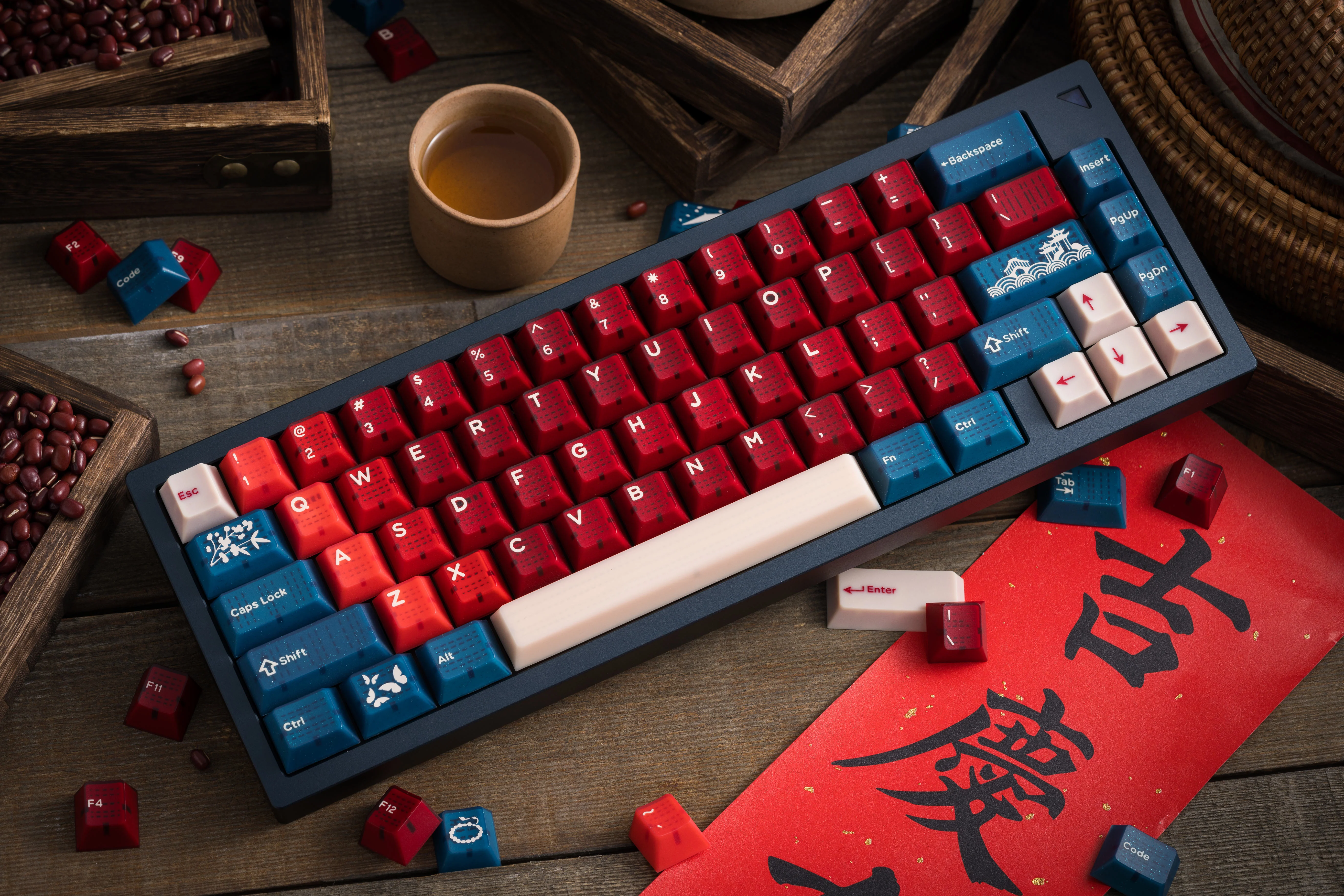 [CLOSED][GB] HifiFox x Domikey Red Bean Keycaps ABS Cherry profile ...