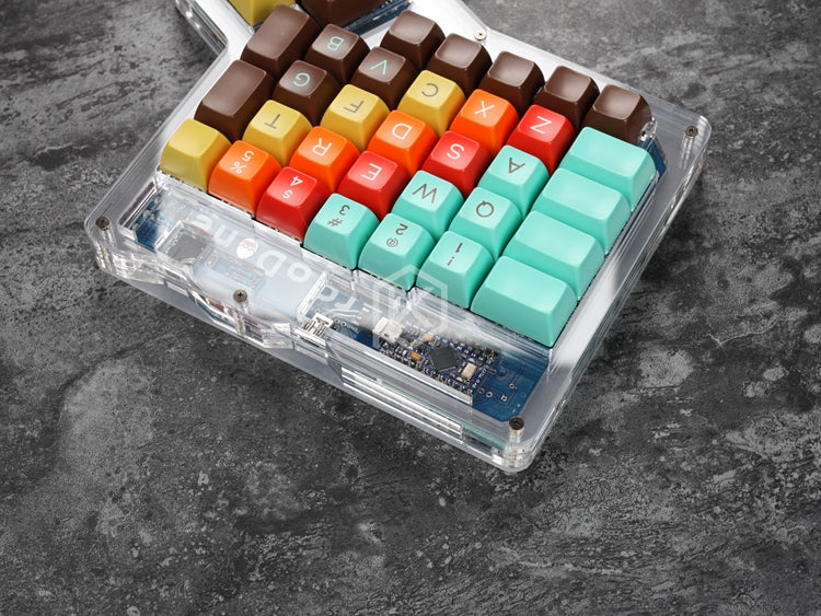 ergodone Layered Acrylic Case custom keyboard ergo case Ergonomic Keyboard Kit acrylic plate for ergo ergodone - Image 9