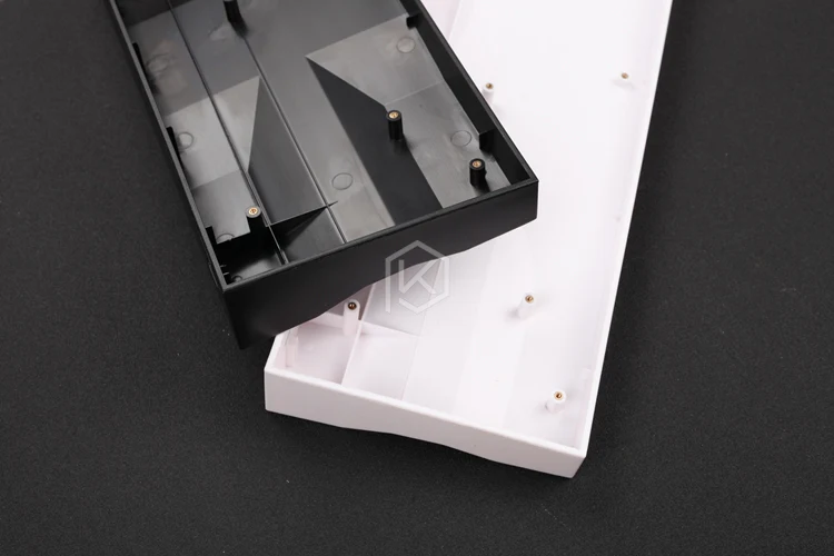 XD84 Plastic Case Black White Case For 75% Custom Keyboard - Image 5